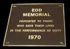 EOD Memorial Plack